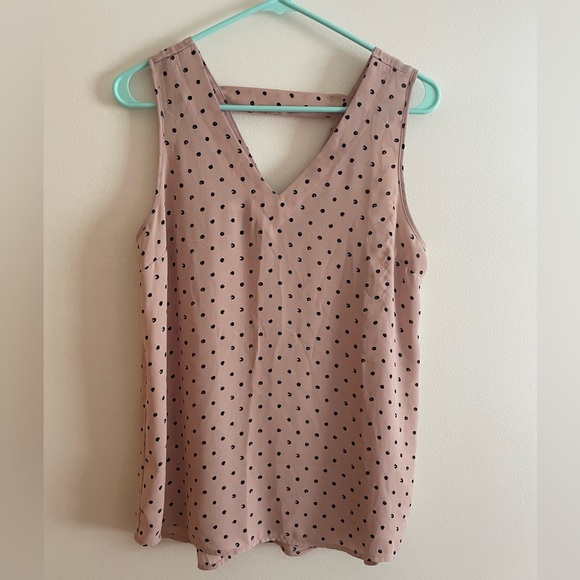 Maurices Tops - Maurices Pink Polka-Dot Blouse